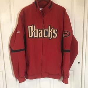 Majestic AZ Diamondbacks Mens Full ZIP Jacket XXL